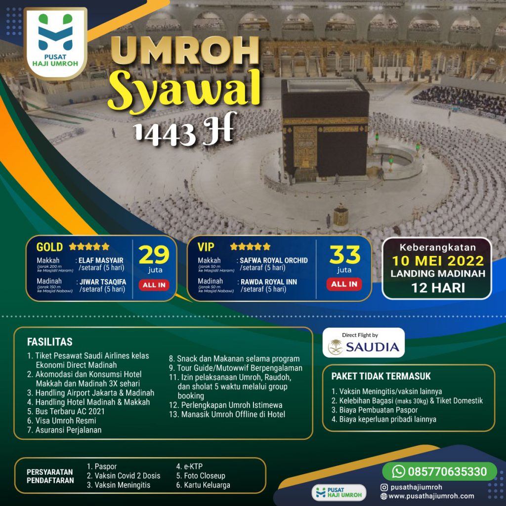 Paket Umroh Syawal 2022