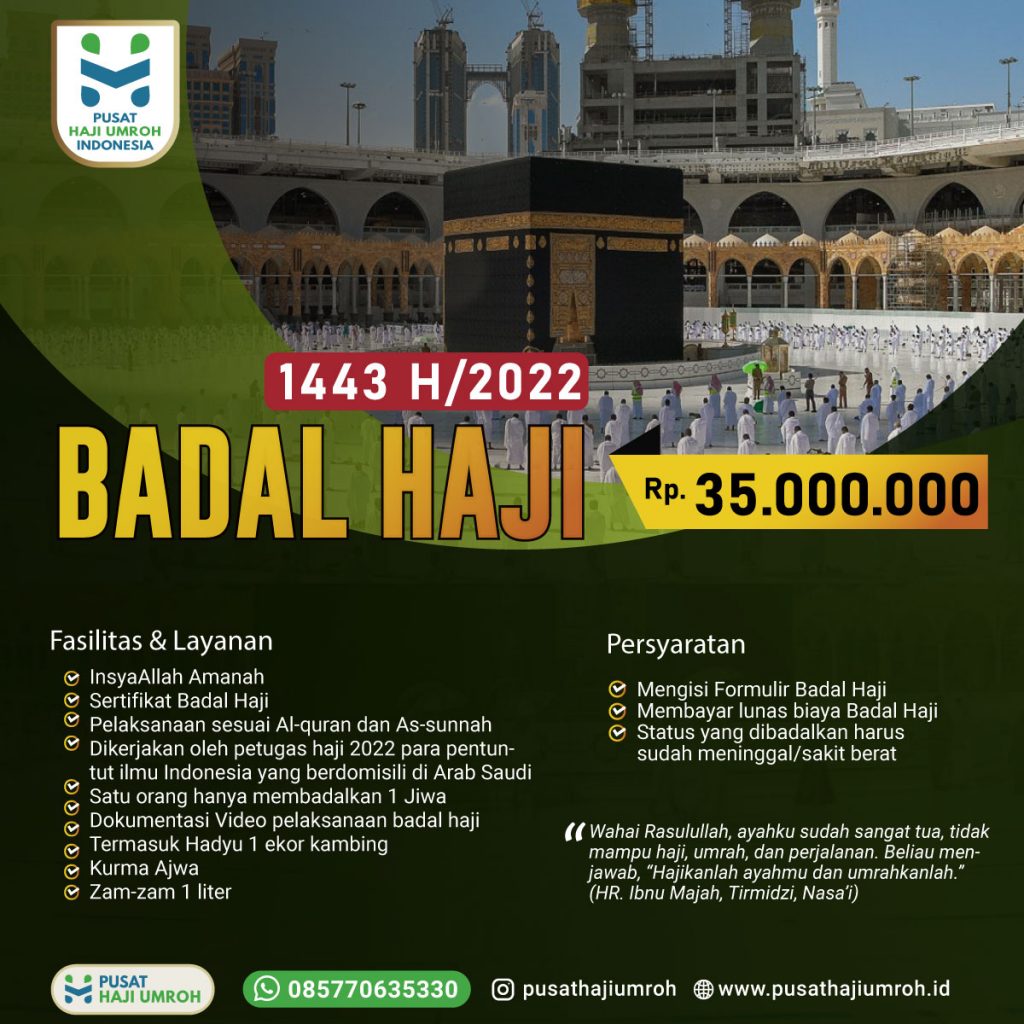 Badal Haji 2022/1443 H