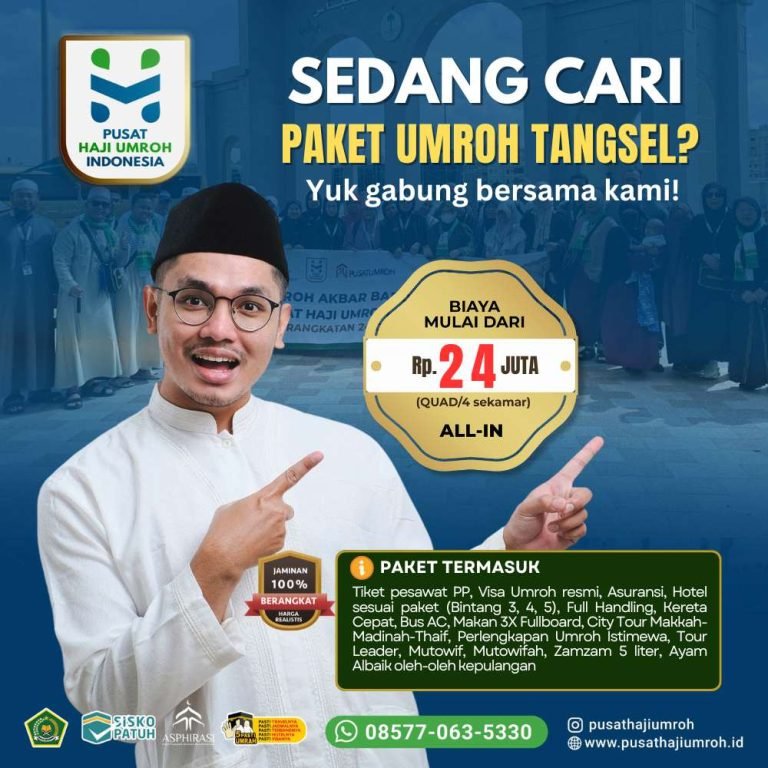 Cover Promo Travel Umroh Tangerang Selatan