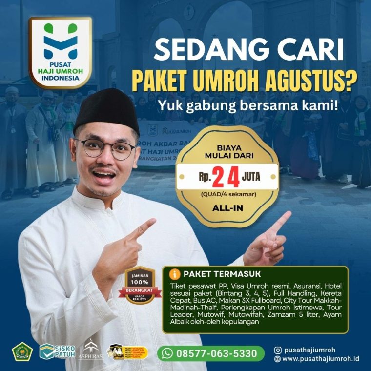 Paket Biaya Umroh Agustus 2025