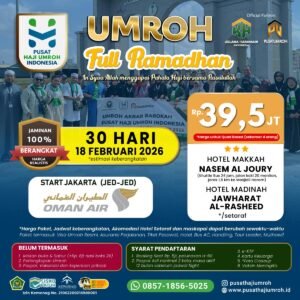 Paket Umroh Full Ramadhan 2026 1447 H