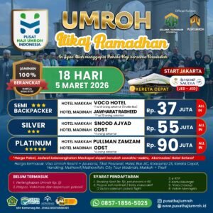 Paket Umroh Itikaf Ramadhan 2026 1447 H