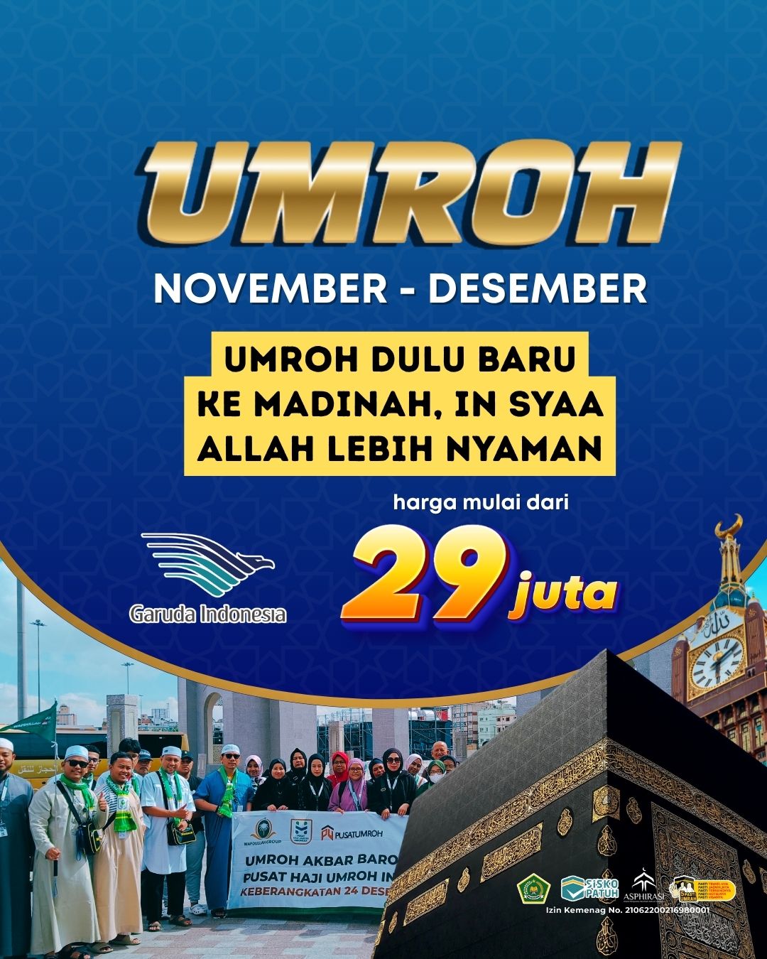 Promo Umroh dulu Baru ke Madinah 2025